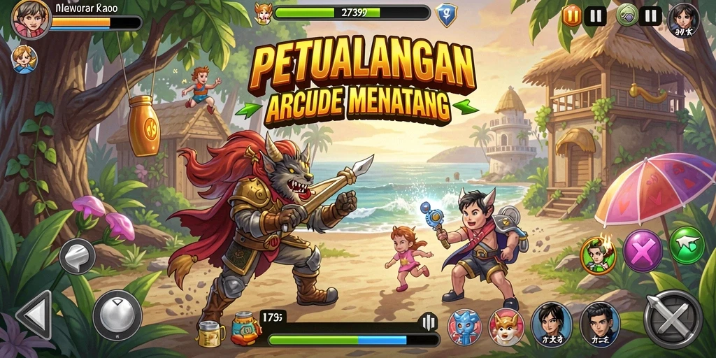 Menampilkan gameplay yang dinamis dan seru dari 2739.