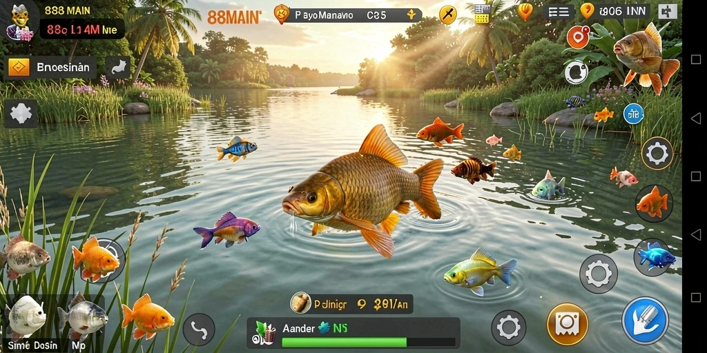 Tangkapan ikan yang seru dan mendebarkan di 88MAIN.