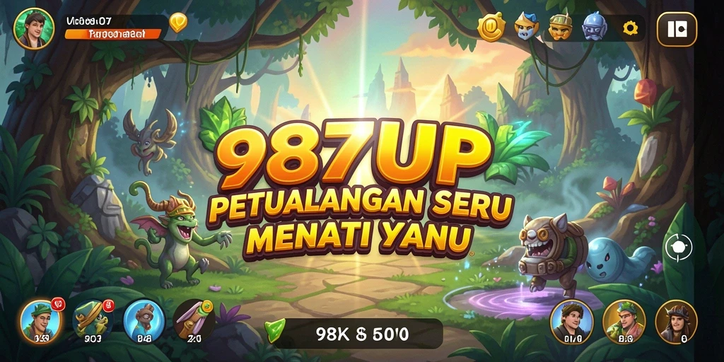 Tangkapan layar utama dari gameplay petualangan di 987UP.