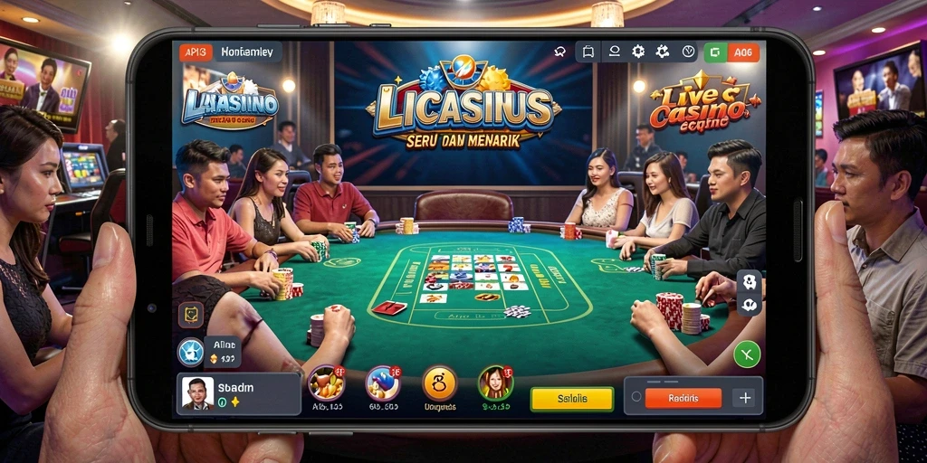 Tampilan gameplay seru Live Casino di API36 dengan dealer profesional.