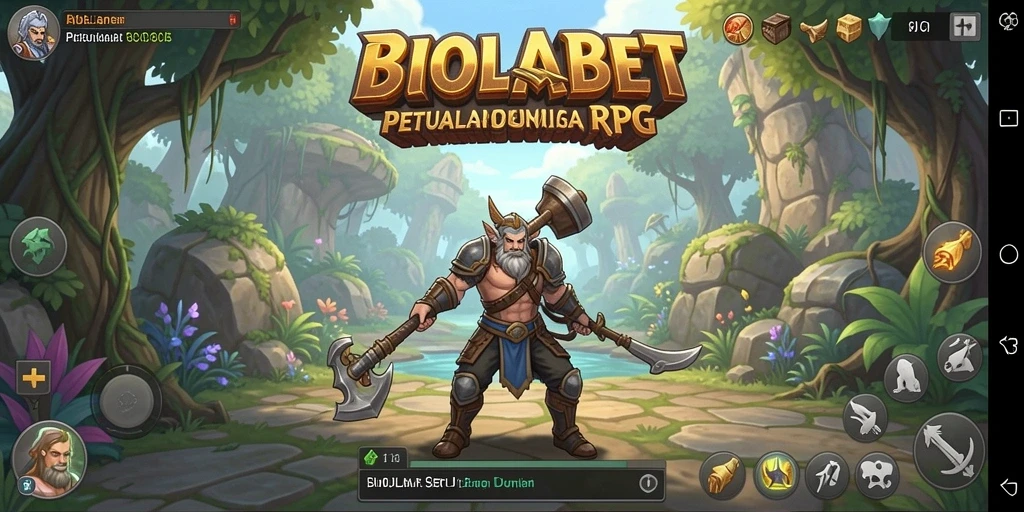 Tampilan gameplay BIOLABET yang menampilkan aksi seru dalam dunia RPG.