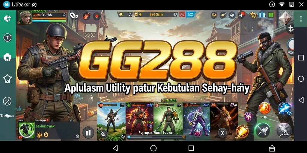 Tampilan antarmuka pengguna GG288 yang menarik dan intuitif.