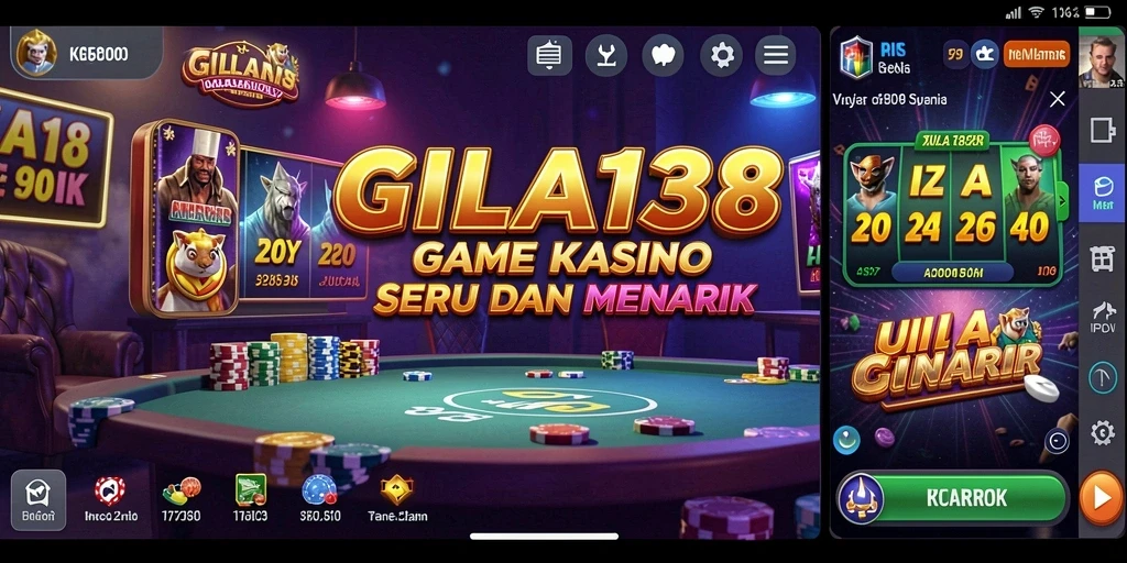Tampilan menarik dari gameplay GILA138 yang seru dan menantang.