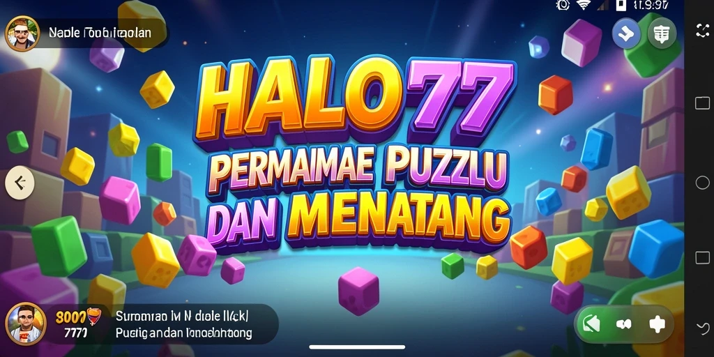 Tampilkan gameplay menarik dari HALO777 dengan banyak mode puzzle.