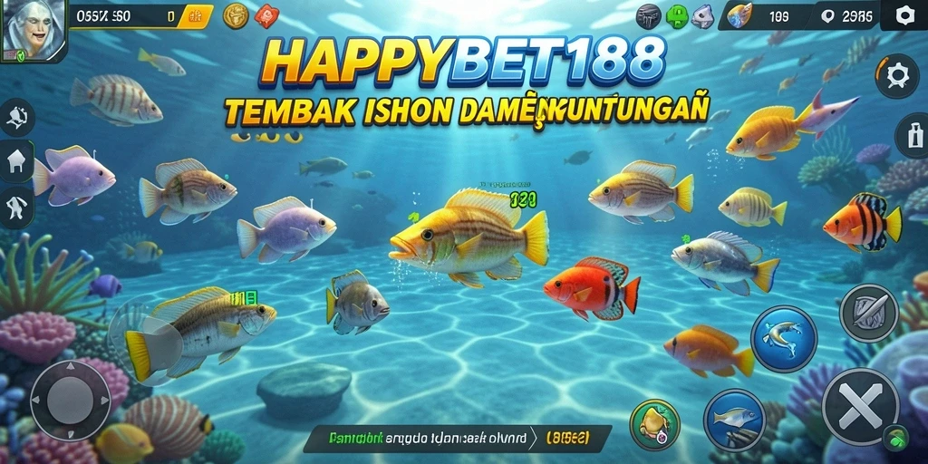 Screenshot gameplay Tembak Ikan yang seru di HAPPYBET188.
