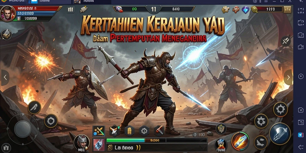 Tangkapan layar yang menampilkan aksi seru di HR89 Tower Defense.