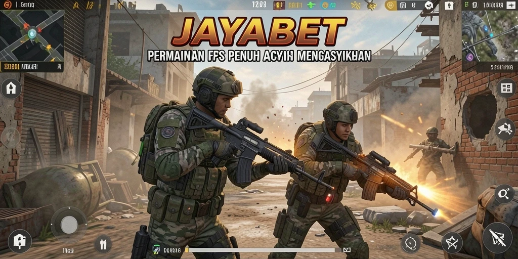 Tampilan aksi menegangkan dalam gameplay JAYABET.