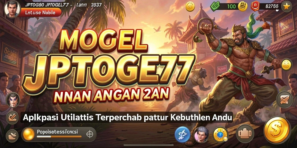 Tampilan antarmuka utama JPTOGEL77 dengan fitur pengingat dan pencatatan.