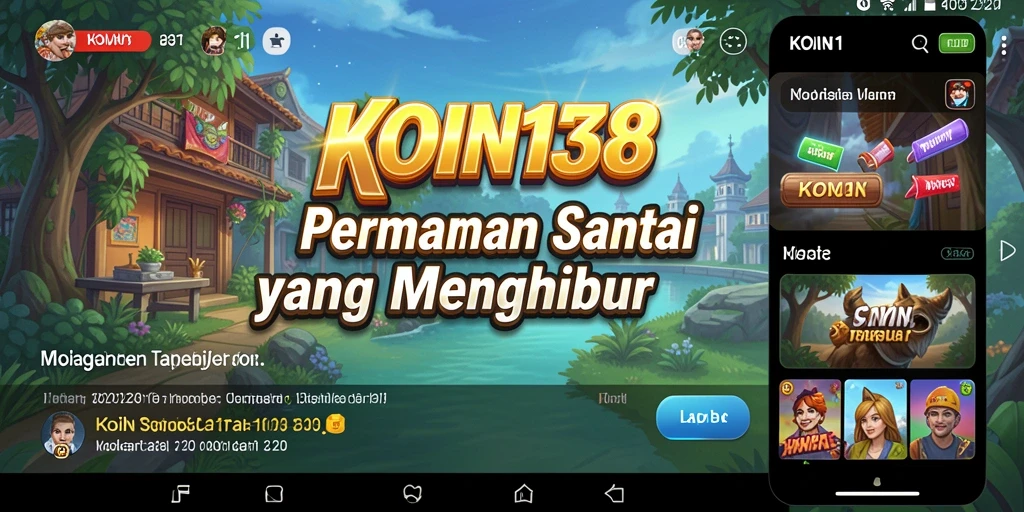 Screenshot gameplay KOIN138 yang menampilkan kesenangan bermain.