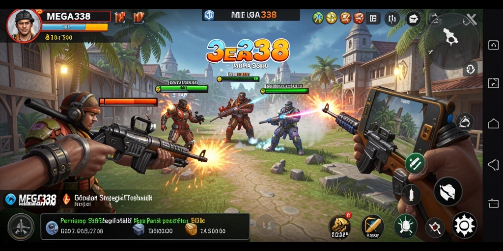 Gameplay MEGA338 yang penuh strategi dan tantangan.