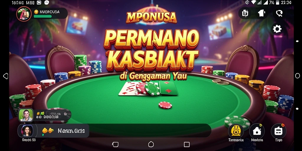 Screenshot utama MPONUSA menunjukkan pengalaman bermain kasino yang mengasyikkan.