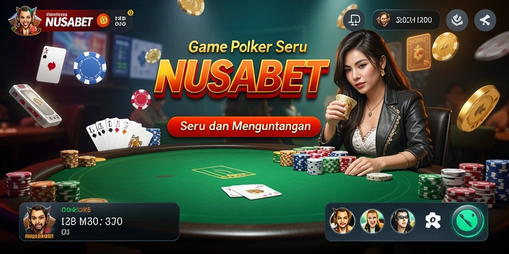 Tampilan gameplay seru dalam NUSABET yang memikat pemain.