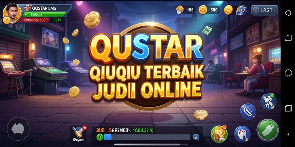 Screenshot gameplay QQSTAR menampilkan aksi seru permainan QiuQiu.