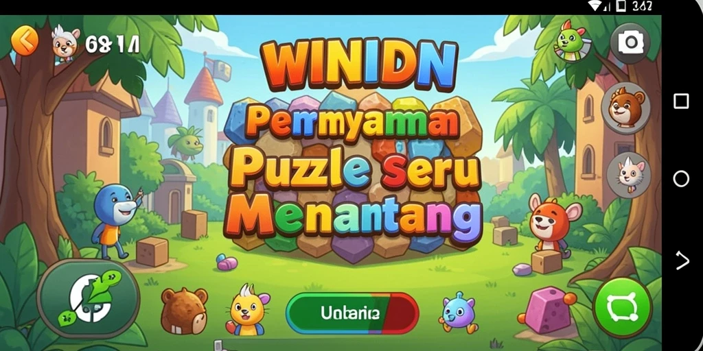 Tampilan gameplay WINIDN yang menantang dan seru.