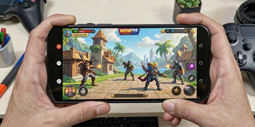 Tampilan gameplay WOW99 menampilkan berbagai tantangan puzzle yang seru.